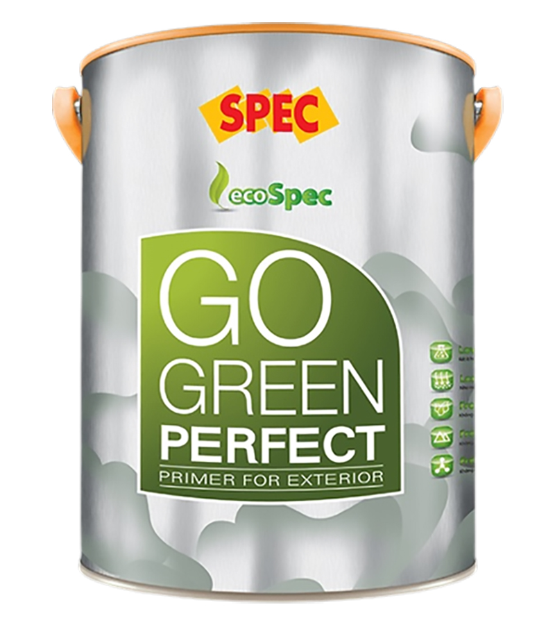SPEC GO GREEN PERFECT PRIMER FOR EXTERIOR(SƠN LÓT NGOẠI THẤT SIÊU KHÁNG KIỀM VÀ KHÁNG MUỐI)