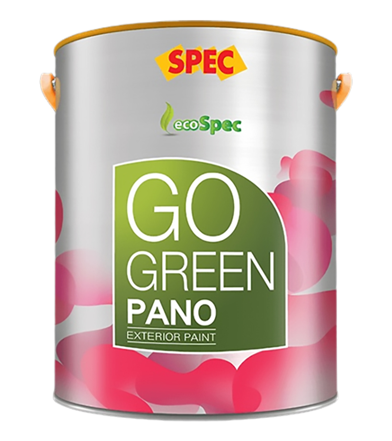 SPEC GO GREEN PANO EXTERIOR PAINT(SƠN SPEC XANH NGOẠI THẤT BẢO VỆ TỐI ĐA)