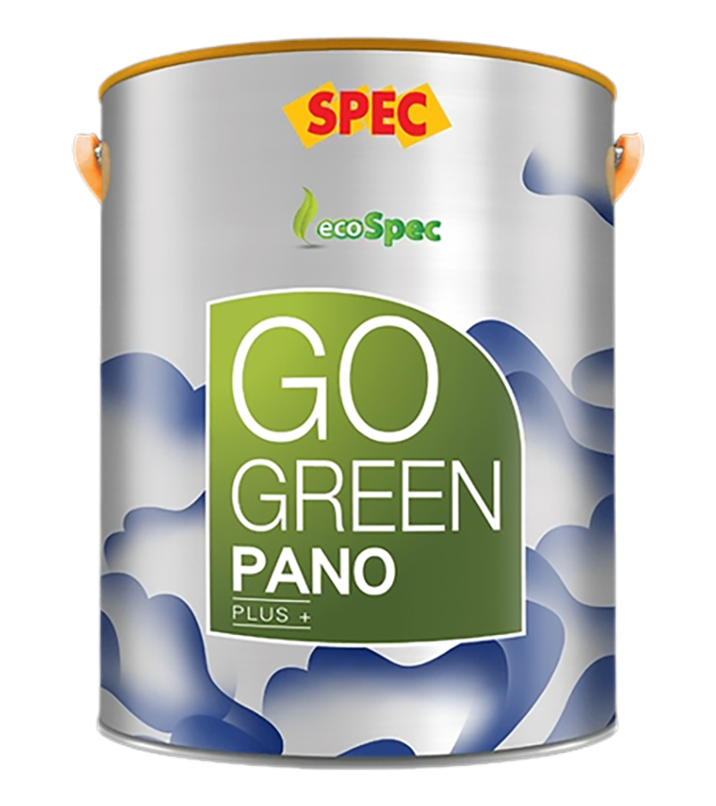 SPEC GO GREEN PANO PLUS +(SƠN NGOẠI THẤT CAO CẤP CHỐNG THẤM & CHỐNG RẠN NỨT)
